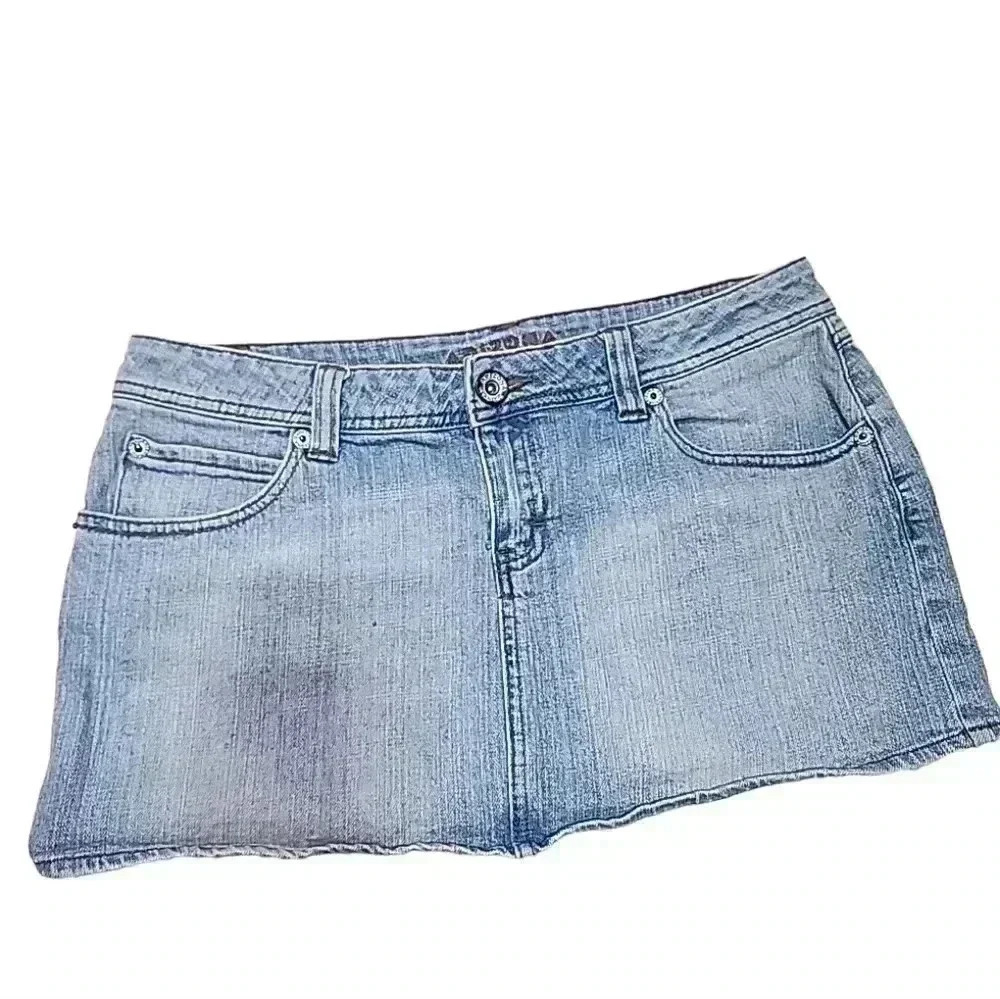 ARIZONA Jeans Y2k Mini Denim Skirt. Size 11 - Picture 2 of 6